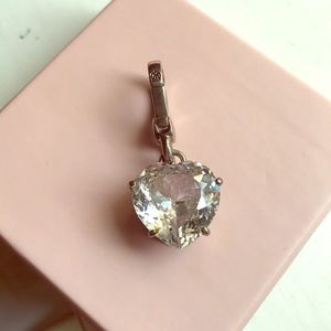 VINTAGE JUICY COUTURE HART CRYSTAL CHARM